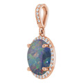 Oval Opal Triplet 146_Rose Gold_Oval Oval Opal Triplet 146_Rose Gold_Oval