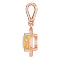 Round Black Opal 56_Rose Gold_Round
