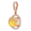 Round Black Opal 56_Rose Gold_Round