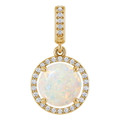 Round White Opal 57_Yellow Gold_Round