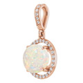 Round White Opal 57_Rose Gold_Round