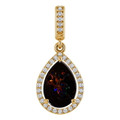 Teardrop Boulder Opal 40_Yellow Gold_Teardrop