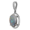 Oval Black Opal 12_White Gold_Oval Oval Black Opal 12_White Gold_Oval