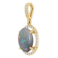 Oval Black Opal 12_Yellow Gold_Oval Oval Black Opal 12_Yellow Gold_Oval
