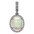 Oval Black Opal 13_White Gold_Oval Oval Black Opal 13_White Gold_Oval