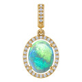Oval Black Opal 16_Yellow Gold_Oval Oval Black Opal 16_Yellow Gold_Oval