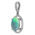 Oval Black Opal 16_White Gold_Oval Oval Black Opal 16_White Gold_Oval