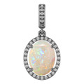 Oval White Opal 18_White Gold_Oval Oval White Opal 18_White Gold_Oval