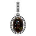 Oval Boulder Opal 31_White Gold_Oval Oval Boulder Opal 31_White Gold_Oval