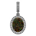 Oval Boulder Opal 34_Sterling Silver_Oval Oval Boulder Opal 34_Sterling Silver_Oval