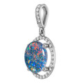 Oval Opal Triplet 59_Sterling Silver_Oval Oval Opal Triplet 59_Sterling Silver_Oval
