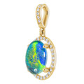 Oval Opal Triplet 66_Yellow Gold_Oval Oval Opal Triplet 66_Yellow Gold_Oval