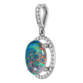 Oval Opal Triplet 68_Sterling Silver_Oval Oval Opal Triplet 68_Sterling Silver_Oval