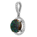 Round Boulder Opal 51_White Gold_Round Round Boulder Opal 51_White Gold_Round