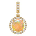 Round Black Opal 56_Yellow Gold_Round Round Black Opal 56_Yellow Gold_Round