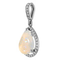 Teardrop White Opal 43_Sterling Silver_Teardrop Teardrop White Opal 43_Sterling Silver_Teardrop
