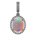 Oval Black Opal 76_Sterling Silver_Oval Oval Black Opal 76_Sterling Silver_Oval