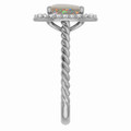 Oval White Opal 1_Sterling Silver_Oval