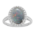 Oval Black Opal 12_Sterling Silver_Oval