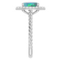 Oval Black Opal 75_White Gold_Oval