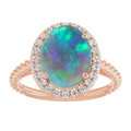 Oval Black Opal 75_Rose Gold_Oval