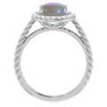 Oval Black Opal 76_Sterling Silver_Oval