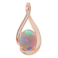 Oval Black Opal 76_Rose Gold_Oval Oval Black Opal 76_Rose Gold_Oval