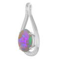 Oval Black Opal 76_Sterling Silver_Oval Oval Black Opal 76_Sterling Silver_Oval