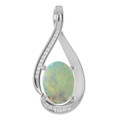 Oval Boulder Opal 94_White Gold_Oval Oval Boulder Opal 94_White Gold_Oval