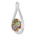 Oval Boulder Opal 101_Sterling Silver_Oval Oval Boulder Opal 101_Sterling Silver_Oval