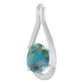 Oval Boulder Opal 102_Sterling Silver_Oval Oval Boulder Opal 102_Sterling Silver_Oval