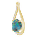 Oval Boulder Opal 102_Yellow Gold_Oval Oval Boulder Opal 102_Yellow Gold_Oval