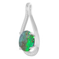 Oval Boulder Opal 104_Sterling Silver_Oval Oval Boulder Opal 104_Sterling Silver_Oval