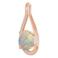 Oval Boulder Opal 105_Rose Gold_Oval Oval Boulder Opal 105_Rose Gold_Oval