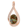 Oval Boulder Opal 107_Rose Gold_Oval Oval Boulder Opal 107_Rose Gold_Oval