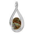 Oval Boulder Opal 107_Sterling Silver_Oval Oval Boulder Opal 107_Sterling Silver_Oval