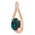 Oval Boulder Opal 108_Rose Gold_Oval Oval Boulder Opal 108_Rose Gold_Oval