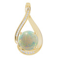 Round White Opal 120_Yellow Gold_Round Round White Opal 120_Yellow Gold_Round