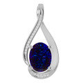 Oval Black Opal 122_Sterling Silver_Oval Oval Black Opal 122_Sterling Silver_Oval