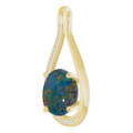 Oval Opal Triplet 133_Yellow Gold_Oval Oval Opal Triplet 133_Yellow Gold_Oval