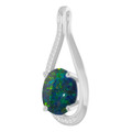 Oval Opal Triplet 137_Sterling Silver_Oval Oval Opal Triplet 137_Sterling Silver_Oval