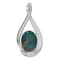 Oval Opal Triplet 139_Sterling Silver_Oval Oval Opal Triplet 139_Sterling Silver_Oval