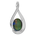 Oval Opal Triplet 140_Sterling Silver_Oval Oval Opal Triplet 140_Sterling Silver_Oval