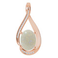 Oval White Opal 143_Rose Gold_Oval Oval White Opal 143_Rose Gold_Oval