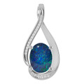 Oval Opal Triplet 144_Sterling Silver_Oval Oval Opal Triplet 144_Sterling Silver_Oval