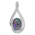 Oval Opal Triplet 147_Sterling Silver_Oval Oval Opal Triplet 147_Sterling Silver_Oval