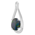 Oval Opal Triplet 149_Sterling Silver_Oval Oval Opal Triplet 149_Sterling Silver_Oval