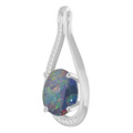 Oval Opal Triplet 146_Sterling Silver_Oval Oval Opal Triplet 146_Sterling Silver_Oval