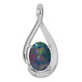 Oval Opal Triplet 146_Sterling Silver_Oval Oval Opal Triplet 146_Sterling Silver_Oval