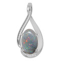 Oval Black Opal 12_Sterling Silver_Oval